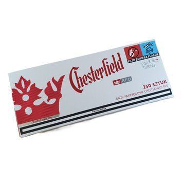 Сигаретні гільзи для набивання тютюном Chesterfield Red 250 шт Chesterfield-Red-250 фото