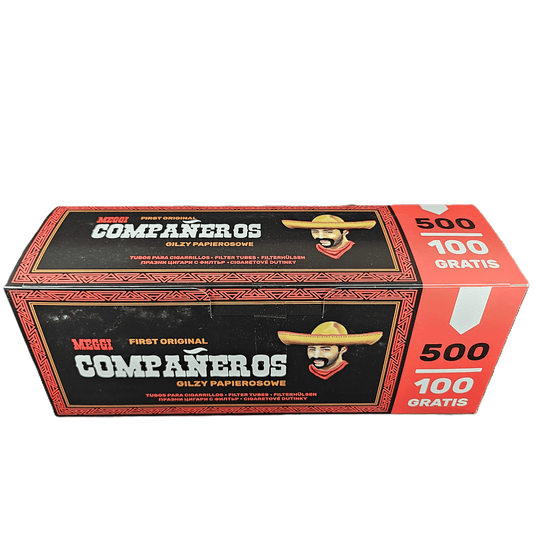 Гильзы для набивки сигарет Companeros Meggi 500 шт купить в